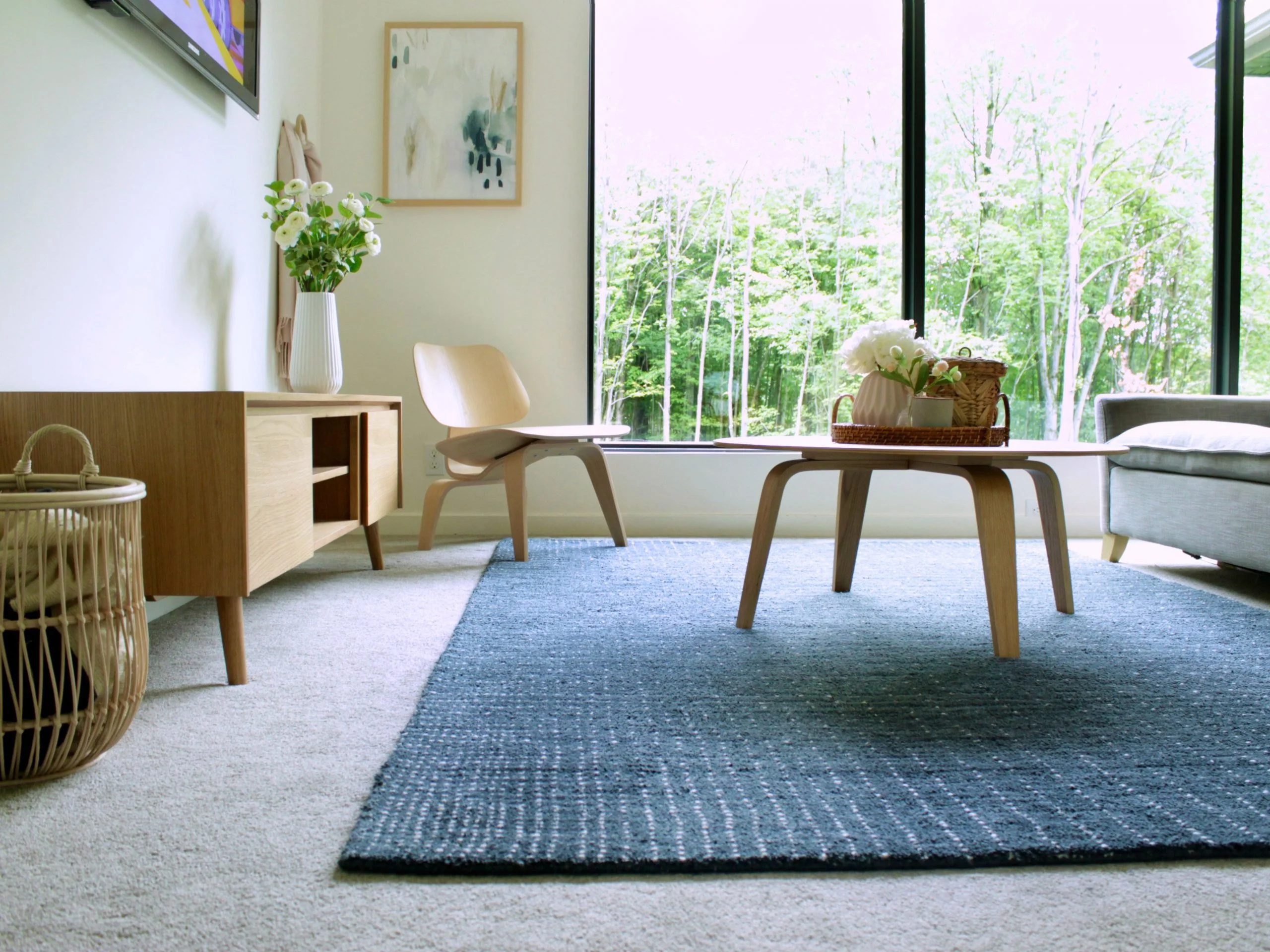 Layer Rugs for Texture and Color
